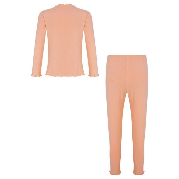 Ensemble Thermique Enfant Garçon Fille - Haut Et Pantalon Chaud Hiver Sous-Vêtements Pyjama