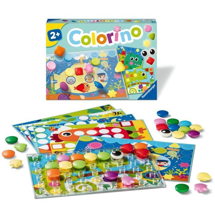 Colorino Formes Et Couleurs Ravensburger – Jeu éducatif Dès 2 Ans, Motricité Et Créativité