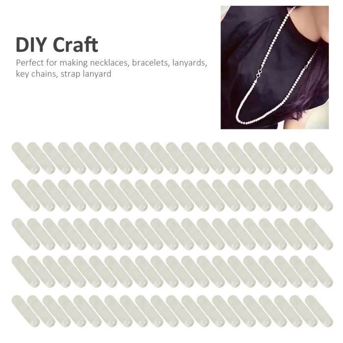 Cordon Pour Bijouterie Collier Cordon Soie Noir 5 Brins - Fermoir Chaîne Hypoallergénique Pour Création Bijoux Cordon Cuir En Nylon