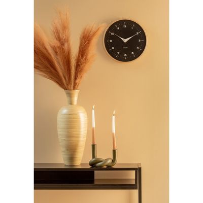 Horloge murale - Karlsson - KA5809WD - Bois de tilleul - Beige - D 40 cm - Style scandinave - Maison