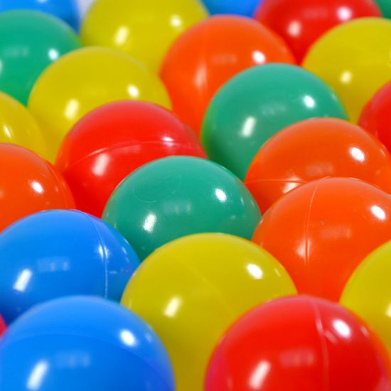 Bällebad24 Lot de 50 balles en Plastique, colorées, pour bébé, 5,5 cm