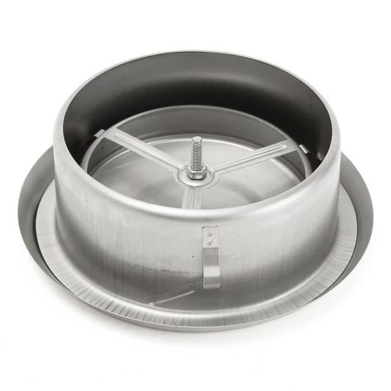 Sua150c Hotte Devacuation Dair En Acier Inoxydable Ventilation O 150 Mm Avec Clapet Anti Retour Caoutchoute Paroi Exterieure De La Grille De Protection Contre Les Intemperies Modele Registres Grilles Et Bouches D Aeration Construction