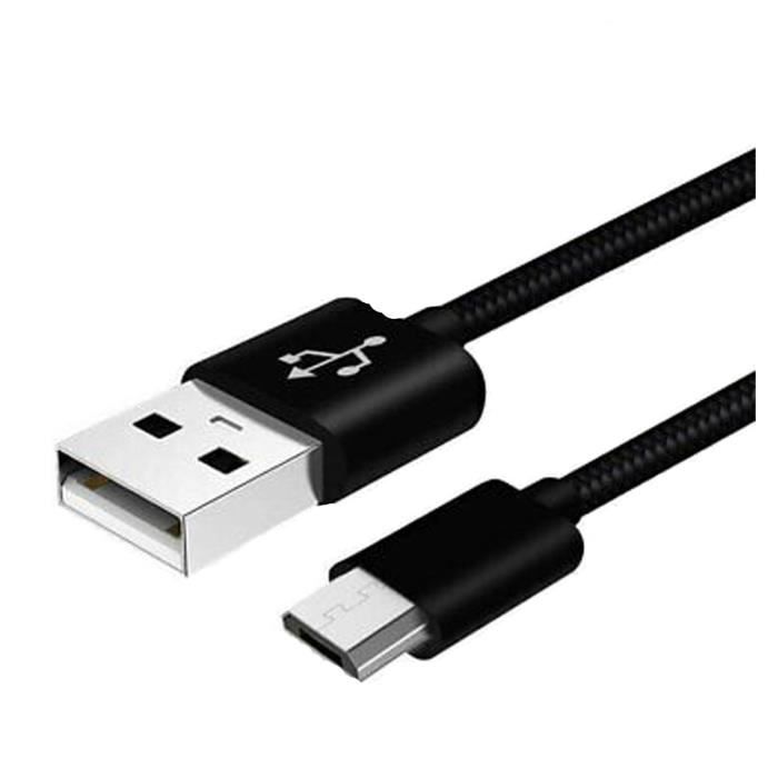 Câble USB Micro USB - 2 Mètres Pour Wiko View 4 Lite Charge