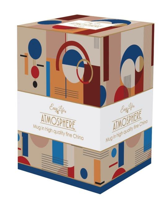 Coffret 1 Mug Géant En Porcelaine Fine 60 Cl Marajah EASY LIFE - Ambiance & Styles