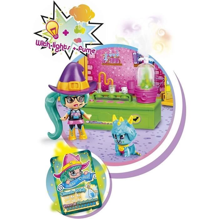 Pinypon School of Brujitas ensemble de jouets et accessoires avec 1 chiffre pour garcons et filles de 4 a 8 a Cdiscount Jeux Jouets