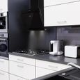 Hotte aspirante cuisine 60 cm - Klarstein - 600m³/h - hotte inclinee avec 3 vitesses - LED - hotte murale classe B - noir-3