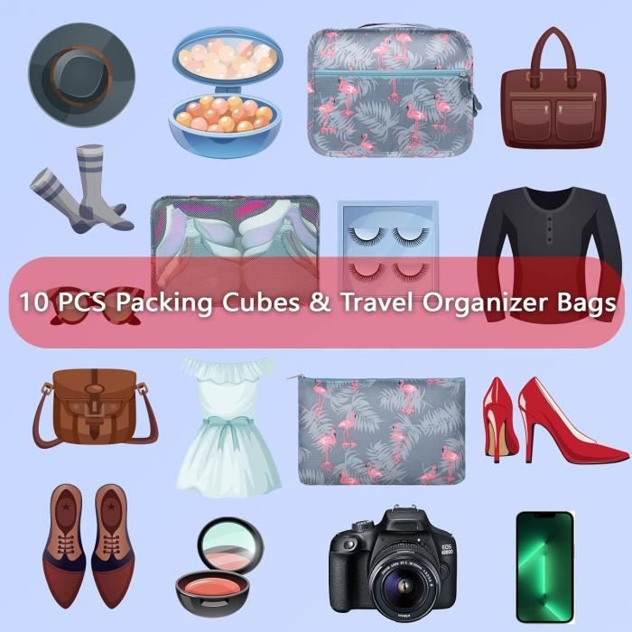 DOKEHOM 3 Pièces Sacs Pour Vêtements, étanche épais Surdimensionnée Organiseur Sac De Rangement