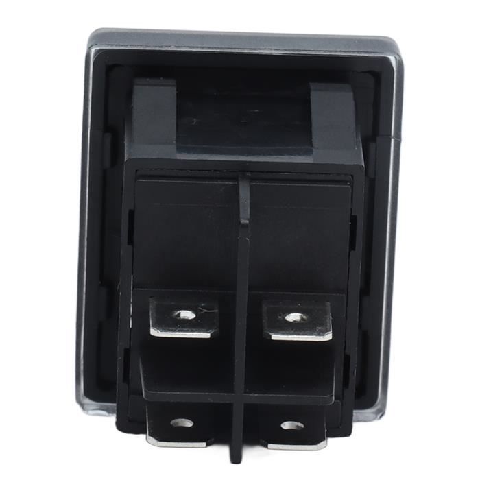 Lot De 5 Interrupteurs à Bascule Ovales SPST - Marche/Arrêt, 6A/250V AC, 10A/125V AC, Noir, Pour Bricolage Et Électronique