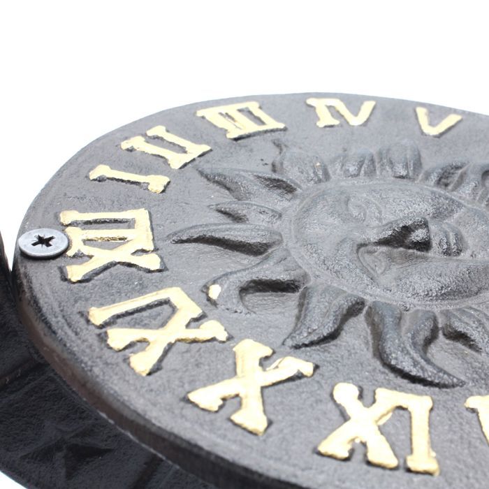 Cadran Solaire Phoenix En Fer Forgé Résistant Aux Intempéries 65 Cm