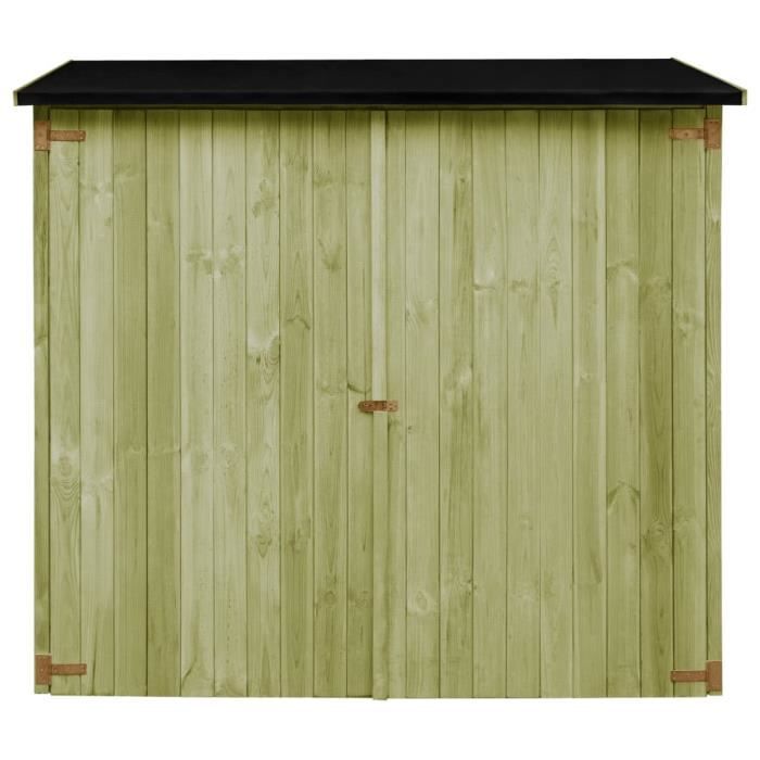 Abri De Rangement Extérieur 5x3 Pieds - Toit Pente - Porte Verrouillable - Neuf