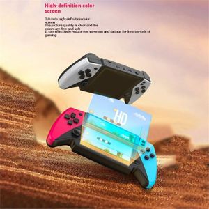 Console Portable Enfant – 520 Jeux Intégrés – 600 MAh – Écran 6,1 Cm – Sortie TV – 2 Joueurs – 8 Bits