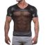 T-shirt résille /& wetlook