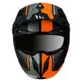 Casque moto cross simple ecran transformable avec mentonniere amovible MT Helmets Streetfighter Sv Twin C4 (Ece 22.06)-0