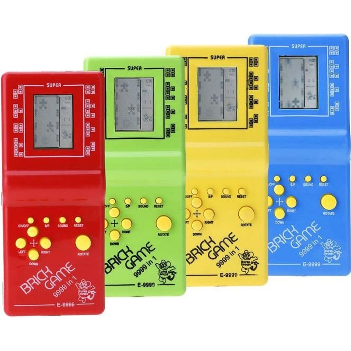Tetris Jeu Poche Classique LCD ?�lectronique Brique Console Jouet ?�ducatif Enfant Cadeau Couleur 