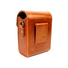 AIHONTAI brun - Sacoche en cuir PU pour appareil photo, étui pour Canon Powershot G9x II G7x Mark II III SX740 SX730 S
