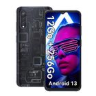 CUBOT X70 Smartphone 12Go + 256Go Caméra 100MP Écran 6.58" FHD+ 5200mAh Android 13 Telephone Portable NFC GPS Dual SIM 4G - Noir