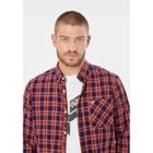 Chemise à carreaux homme KAPORAL CORY - 100% coton - Manches longues - Coupe regular