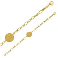 Jouailla - Bracelet brillant collection ROMAINE mate en argent 925-1000 doré (318429)
