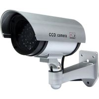 Caméra CCD multifonctionnel Dummy CCTV IR avec LED rouge Voyant clignotant pour la surveillance intérieure - extérieure