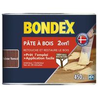 BONDEX Pâte à bois chene foncé - 0,45L