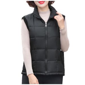 gilet chaud grande taille femme