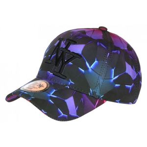 Casquette Baseball New York Football - Couleurs Orange Et Violet Vif - Taille Unique Unisexe - Hip Hop Honour