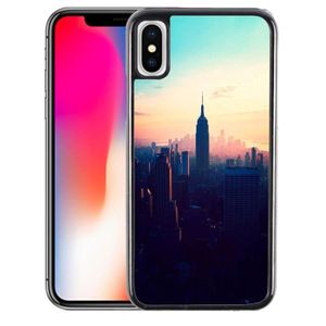 Coque Gel Souple Anti-choc Pour IPhone X (iPhone 10) - Design New York, Marque Novago