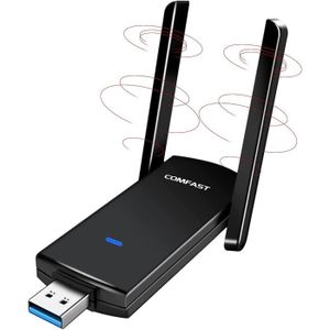 CLE WIFI - 3G Clé Wi-Fi USB 3.0 - 1300 Mbps - Adaptateur PC WiFi