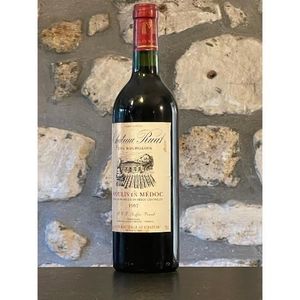 ASSORTIMENT VIN Vin rouge, Moulis, Château Ruat 1997 Rouge