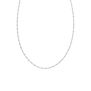 Chaîne En Argent Massif 45 Cm, Poids 16,90 Grammes - Occasion Très Bon état