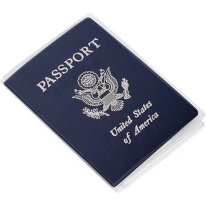 Porte carte didentité Taille unique claire Porte-cartes bancaires Porte-passeport translucide 