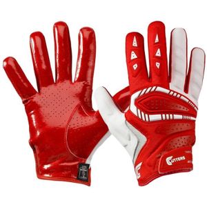 GANTS FOOT AMERICAIN Gant de Football américain Cutters The Gamer Rouge -Cutters - M