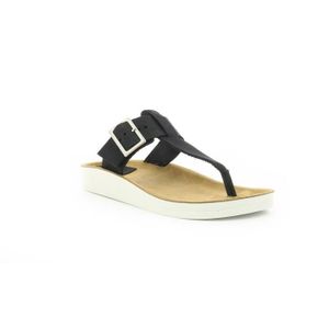 tong cuir femme kickers