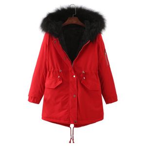 Manteau online rouge capuche
