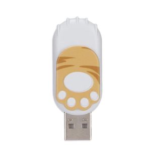 CLÉ USB Qiilu Clé USB Flash Drive Cat Paw Shape Portable U