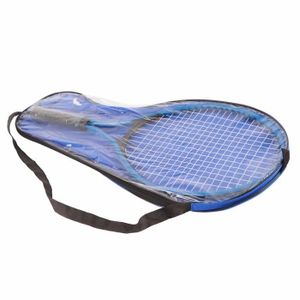 RAQUETTE DE TENNIS Qqmora raquette de tennis pour débutants Raquette de Tennis pour enfants, amortisseur de chocs, cadre en fer sport cordes