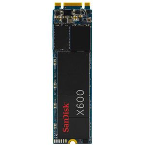DISQUE DUR SSD Sandisk X600, 128 Go, M.2, Série ATA III, 530 Mo-s