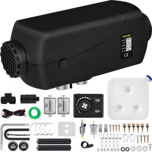 Cracklight Chauffage électrique 12 V avec Thermostat LCD pour Camping-Car Caravane Bateau 
