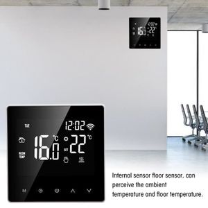 THERMOSTAT D'AMBIANCE LAM-Dilwe ME81H LCD Thermostat Smart WIFI LCD Chau
