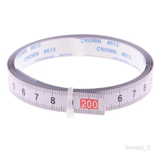 Règle Métrique Auto-Adhésive De Règle Métrique 1M-3M De Ruban À Mesurer En Acier Inoxydable Pour