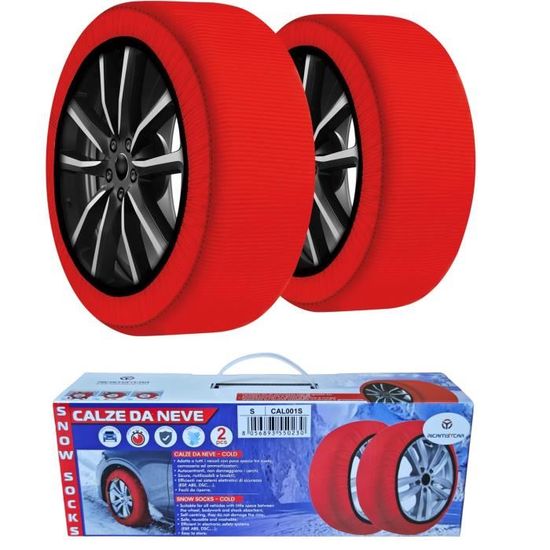 Chaussettes à Neige Kippen 1169B Homologuées EN 16662-1 - Pour Voiture, SUV, Utilitaire - Taille S