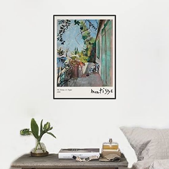 Hand-painted reproductions of Henri Matisse's artworks