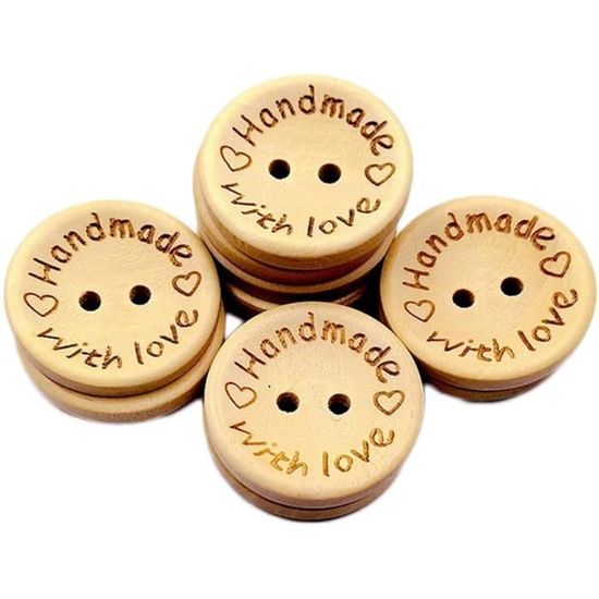 Lot De 20 Boutons Acrylique Blanc Ronds 4mm - 2 Trous - Parfait Pour Couture, Tricot, DIY