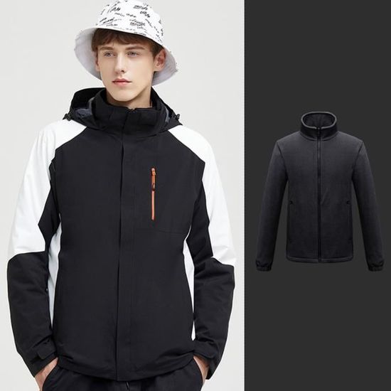 Combinaison De Ski Homme 2 Pièces - Veste + Pantalon Imperméable Coupe-vent - Chaud Pour Snowboard & Hiver