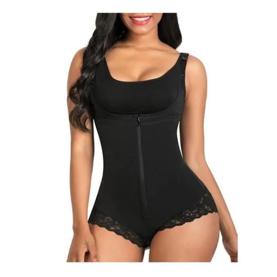 Body Gainant Femme Ahigh - Corset Avec Baleines Acier - Bretelles Réglables - Effet Ventre Plat - Taille Forte - 7