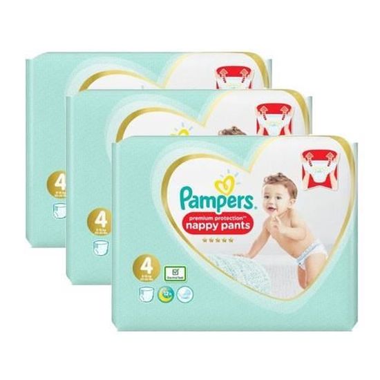190 Couches Pampers Premium Protection Pants taille 4