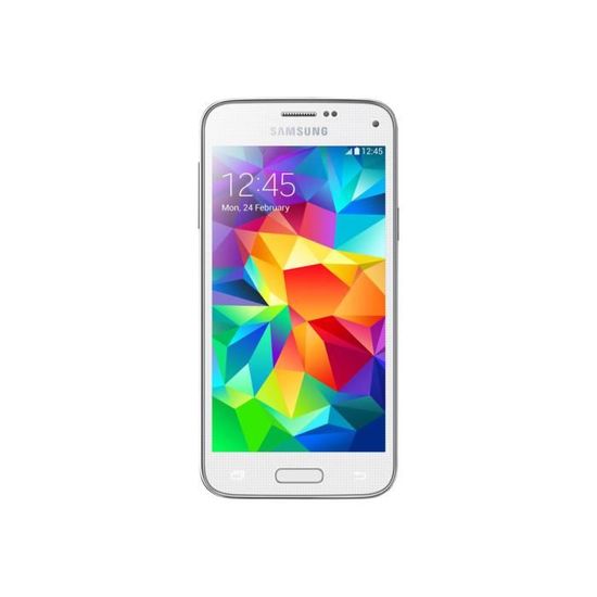 Samsung Galaxy S5 Mini SM-G800F smartphone 4G LTE 16 Go microSDXC slot GSM 4.5" 1 280 x 720 pixels Super AMOLE-SM-G800FZKAROM