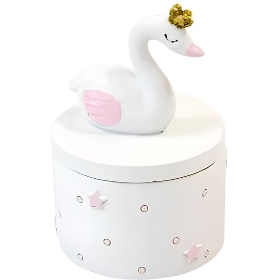 Contenant A Dragees Bapteme Rose Cygne X1 Ref Res903cf Cdiscount Maison