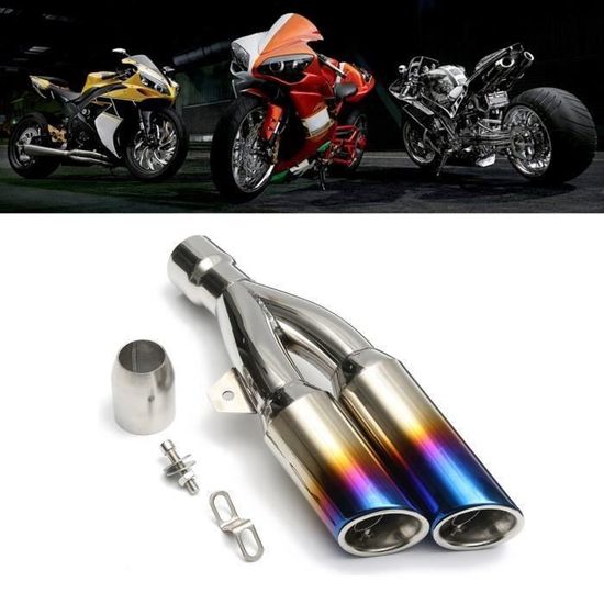 Silencieux D’échappement Universel Moto – Chromé – Vintage – Tump 508