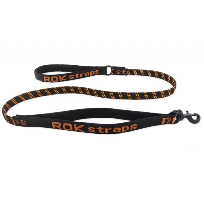 ROK Straps - Laisse extensible 3 en 1 Orange - L